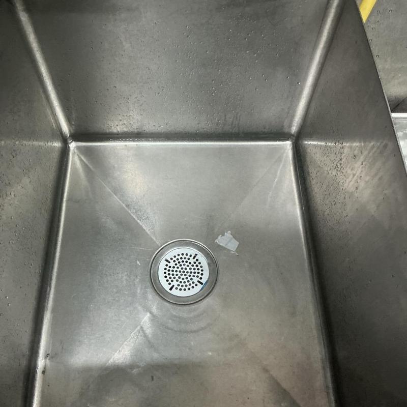 3 compartment sink basin with drain assembly 3 compartment sink basin with drain assembly