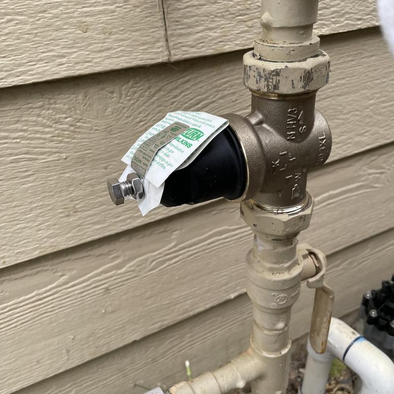 1-inch pressure regulator on residential water line