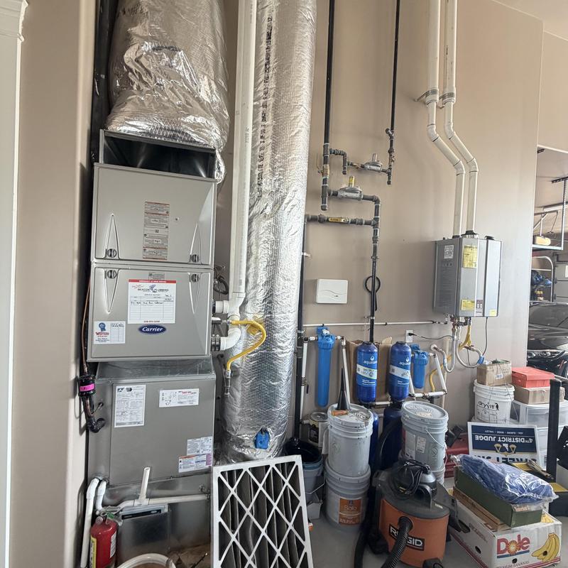 Carrier furnace and clogged air filter with vent ducts Carrier furnace and clogged air filter with vent ducts