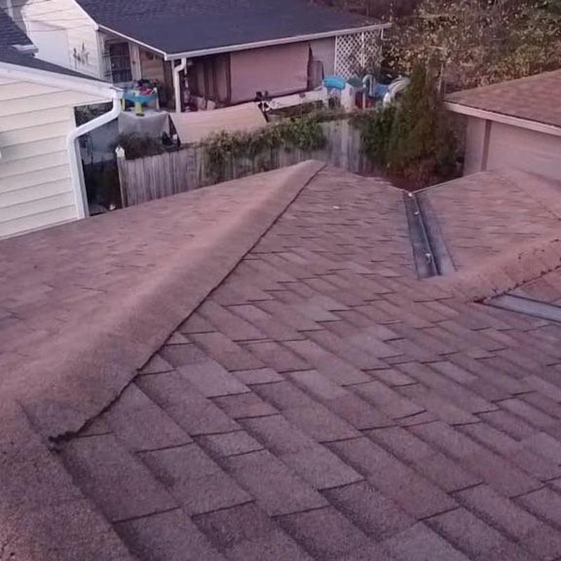 Malarkey Vista AR shingles on residential roof Malarkey Vista AR shingles on residential roof