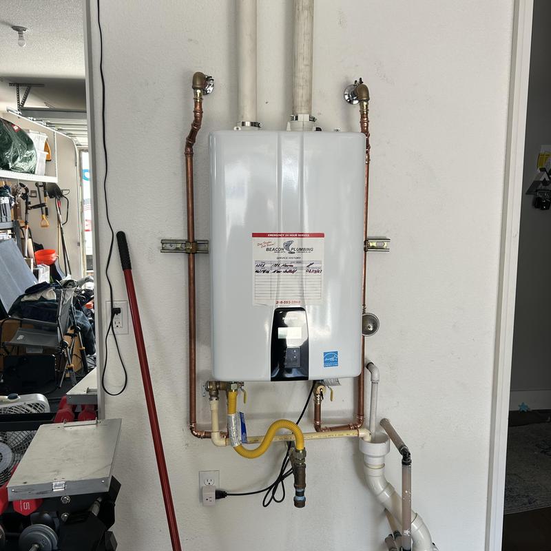 Tankless water heater Navien unit installation Tankless water heater Navien unit installation
