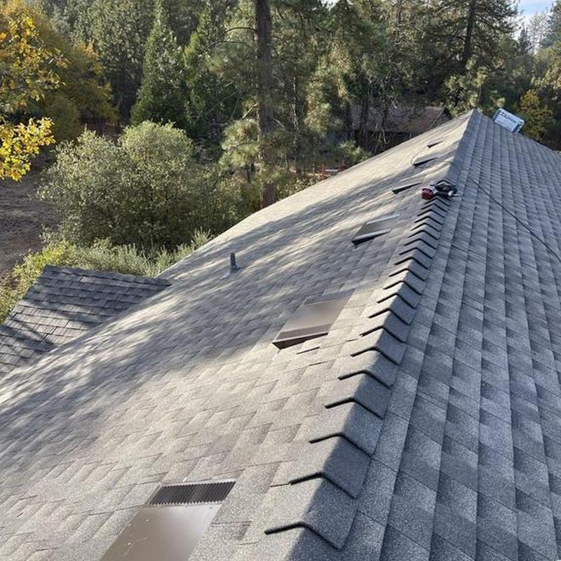 GAF lifetime asphalt roof installation, Groveland CA
