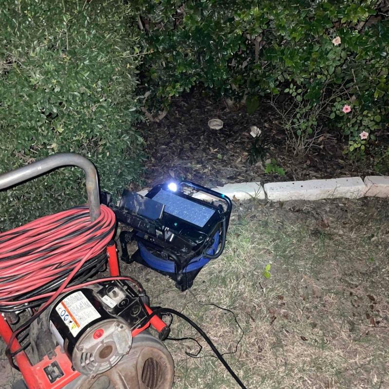 Sewer pipe inspection camera with root intrusion detection