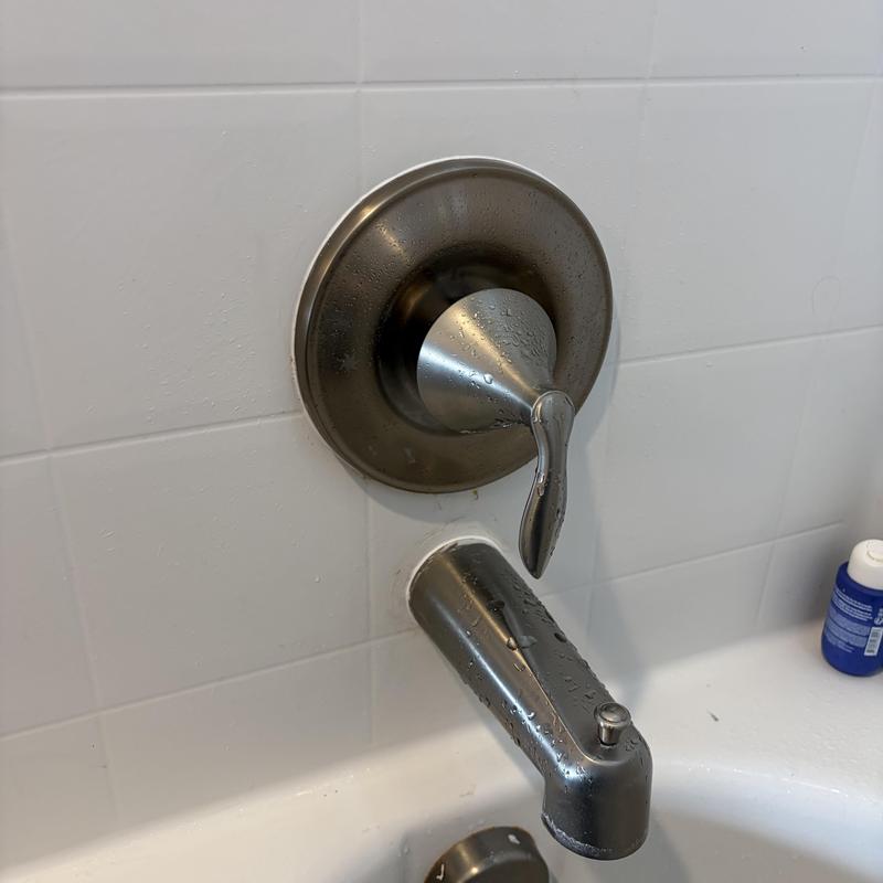 Moen Posi Temp shower valve with tub spout Moen Posi Temp shower valve with tub spout