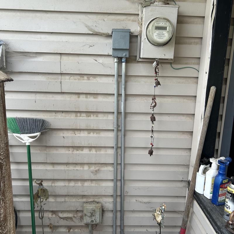GFCI electrical panel with conduit for sump pumps GFCI electrical panel with conduit for sump pumps