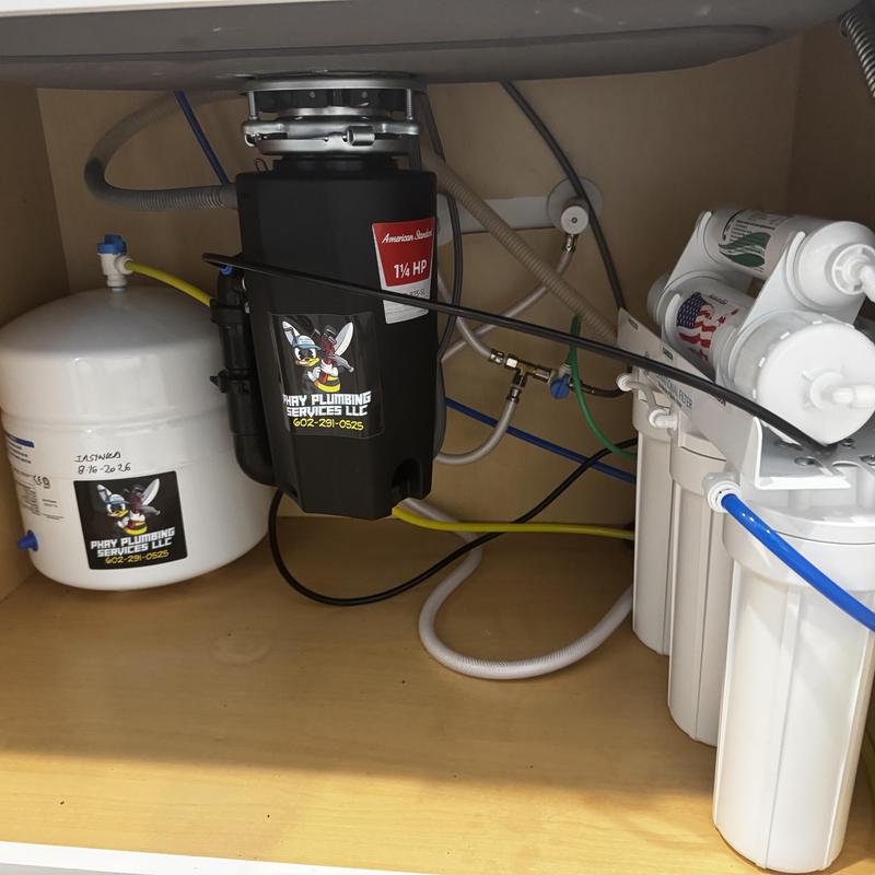 5-stage reverse osmosis system under kitchen sink