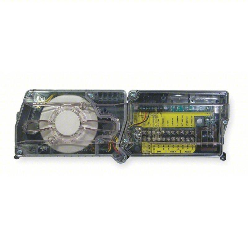 Firesmoke detector control module with wiring terminals