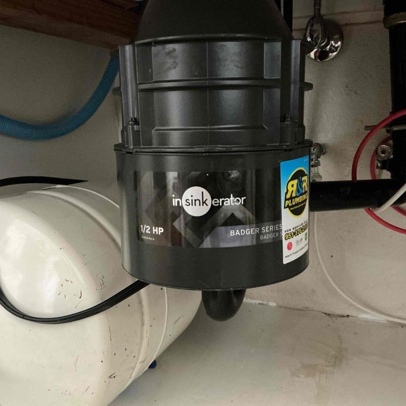 InSinkErator Badger 1/2 HP garbage disposal under sink