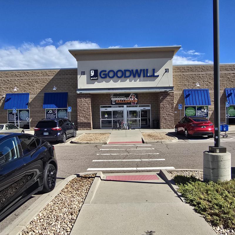 Flat roof with pipe jack sealing at Goodwill store