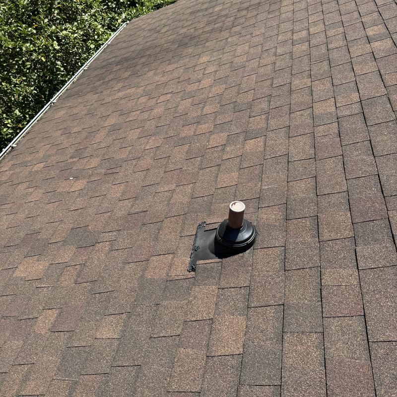 Pipe boot replacement on shingled roof Pipe boot replacement on shingled roof