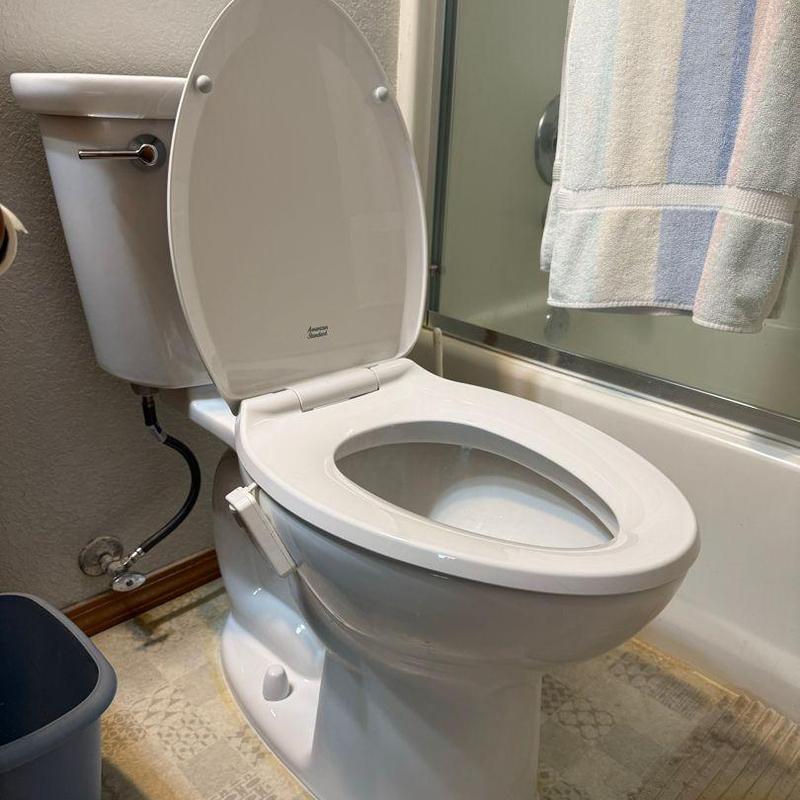 American Standard elongated toilet installation and setup