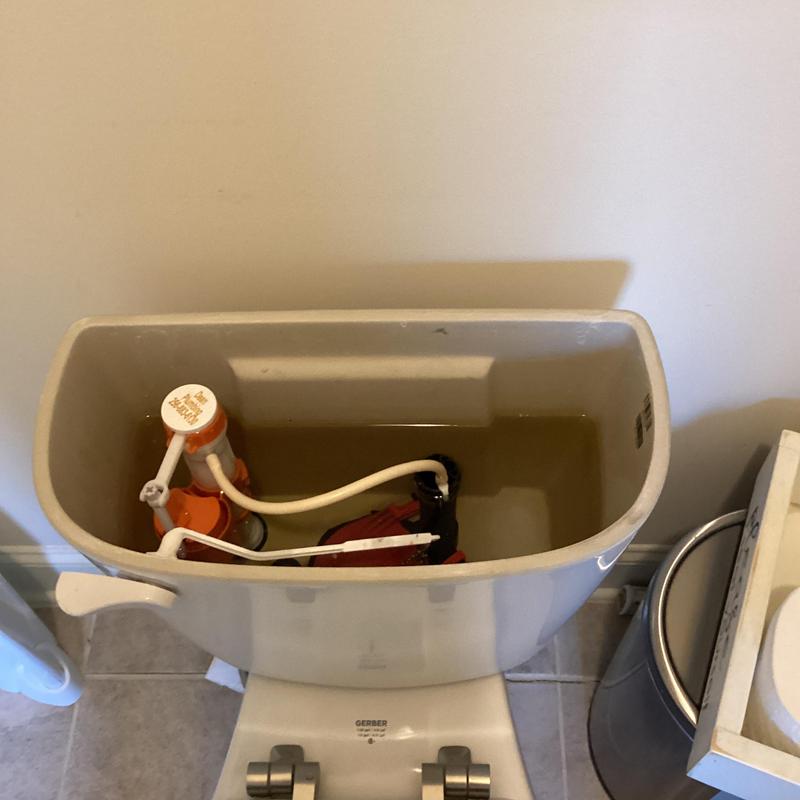 Toilet tank fill valve and flapper replacement