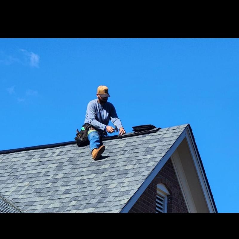 Owens Corning architectural shingles installation on roof Owens Corning architectural shingles installation on roof