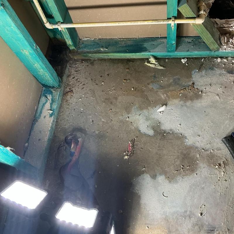 12 CPVC toilet supply pipe open wall leak repair 12 CPVC toilet supply pipe open wall leak repair