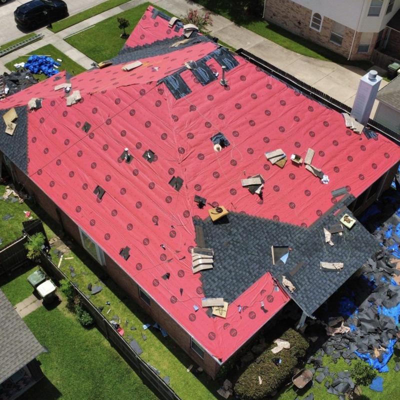 Roof underlayment installation with partial shingle coverage