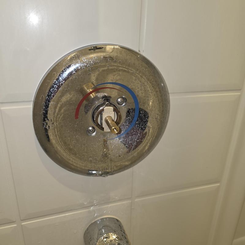 Moen shower cartridge replacement in tile wall