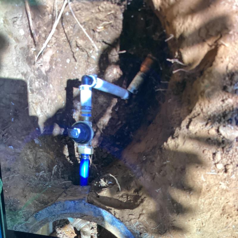 Pressure reducing valve with new access box underground