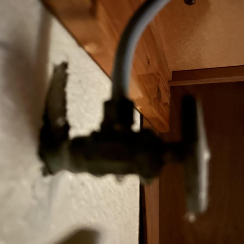 Supply line valve under sink leaking repair in Boise Supply line valve under sink leaking repair in Boise