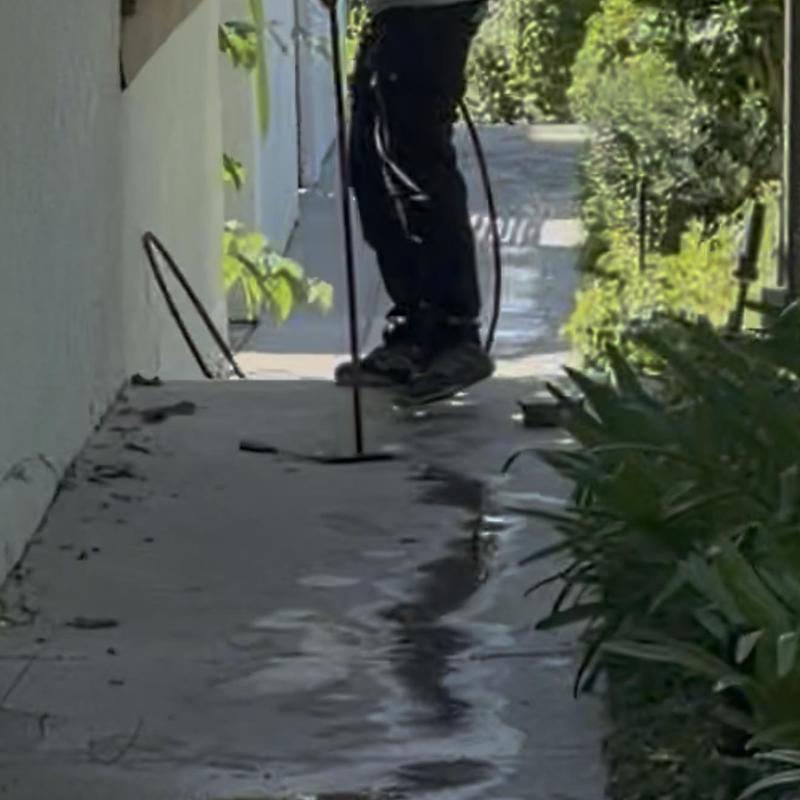 Storm drain hydro jetting with root removal and cleaning