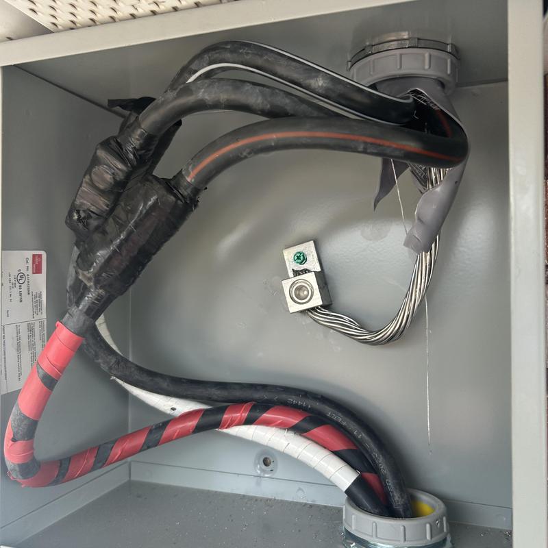 400 amp electrical meter and disconnect wiring inside panel 400 amp electrical meter and disconnect wiring inside panel