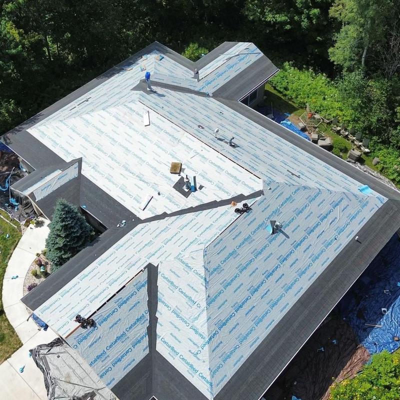 Roof underlayment installation with CertainTeed materials Roof underlayment installation with CertainTeed materials