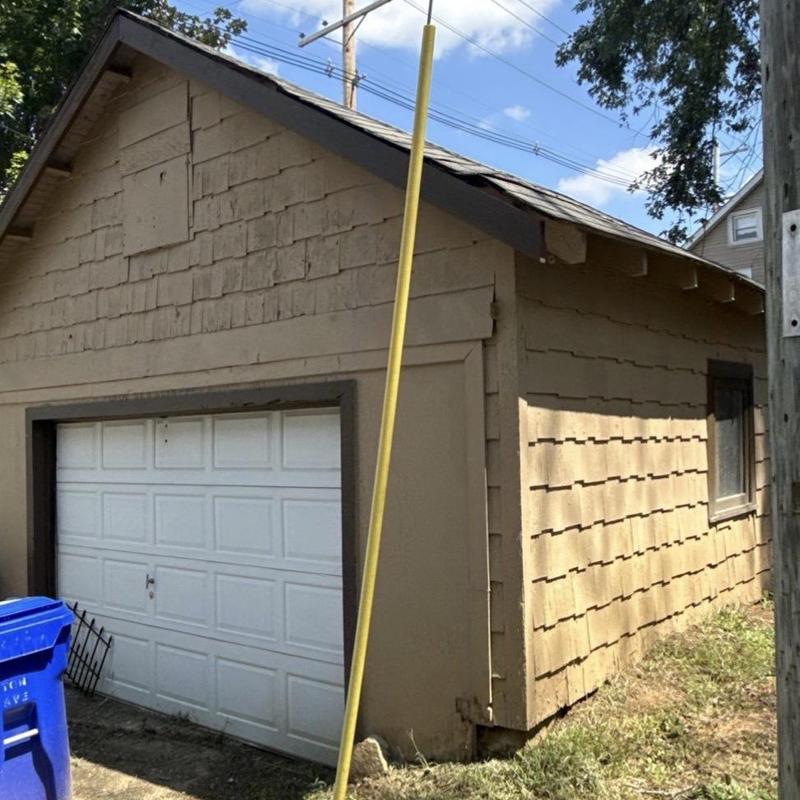 Asphalt shingle garage roof and sheathing replacement estimate Asphalt shingle garage roof and sheathing replacement estimate