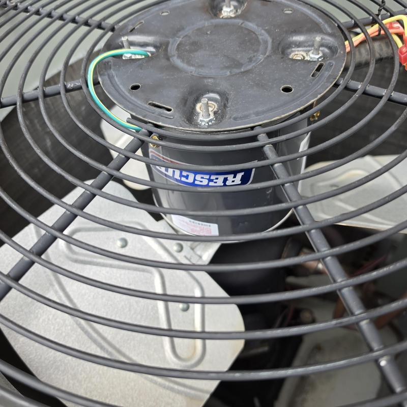 Rheem air conditioner condenser fan motor and capacitor Rheem air conditioner condenser fan motor and capacitor