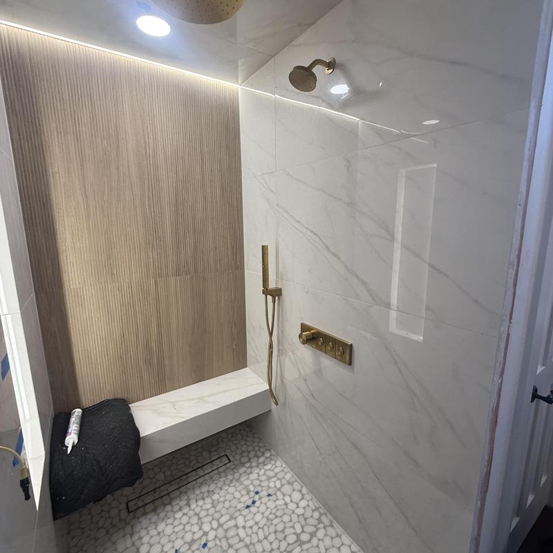 Kohler Anthem shower trim with handheld and rain head