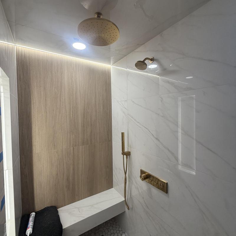 Kohler Anthem shower trim with rain and handheld heads