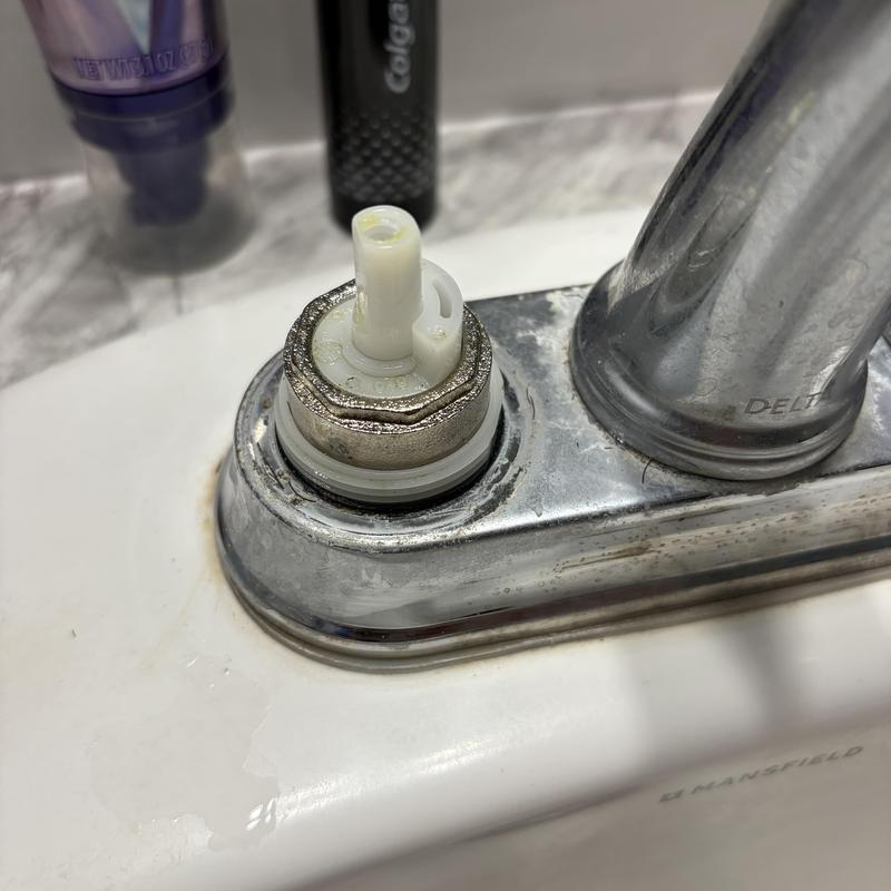 Delta faucet hot-side cartridge replacement preparation Delta faucet hot-side cartridge replacement preparation