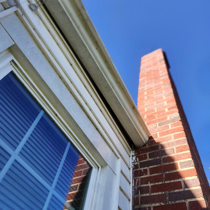 Gutter and fascia pulling away from house exterior Gutter and fascia pulling away from house exterior