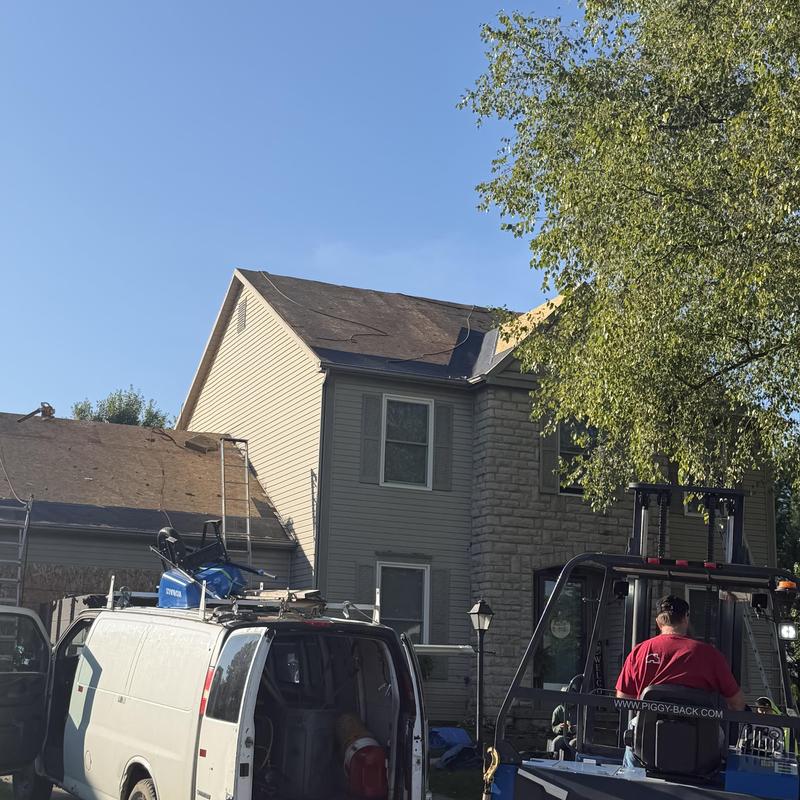 GAF Timberline shingle roof installation on home GAF Timberline shingle roof installation on home
