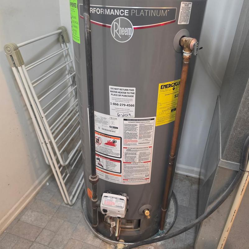 Water heater pilot assembly replacement and piping