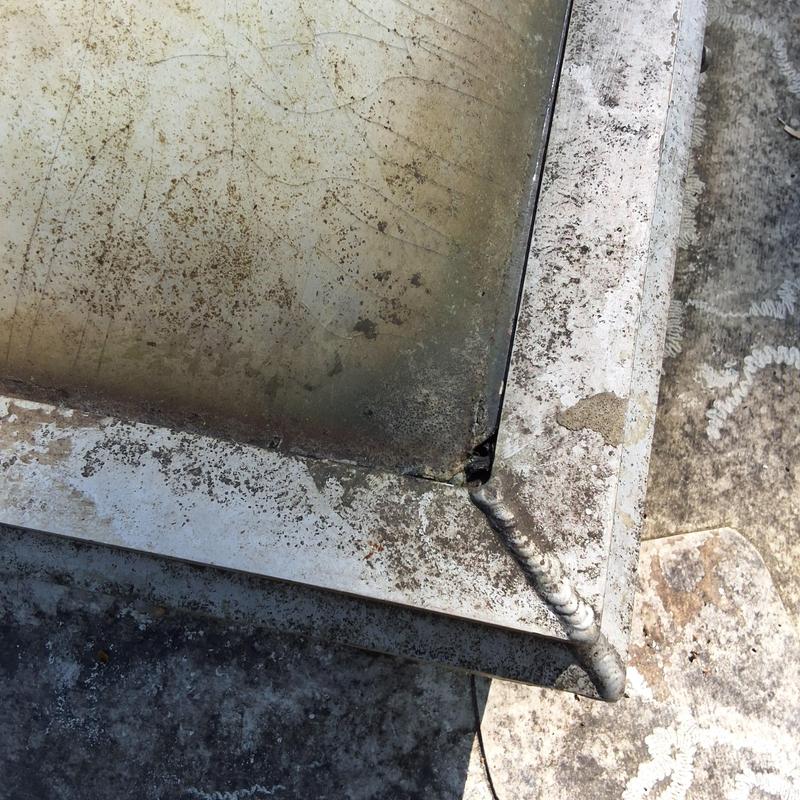 Skylight frame and TPO roof penetration damage Skylight frame and TPO roof penetration damage