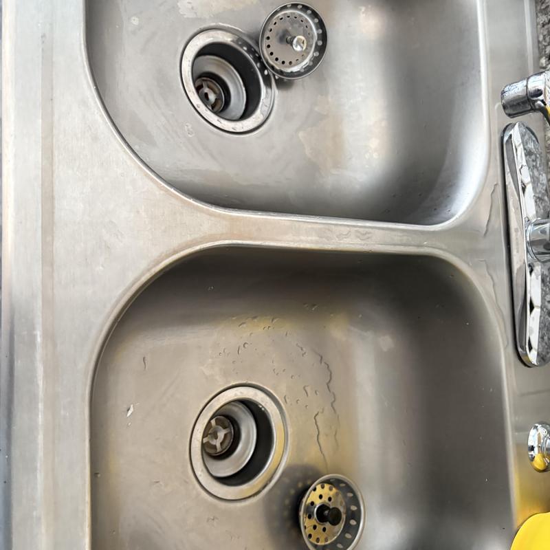 Kitchen sink drain and transition coupling maintenance