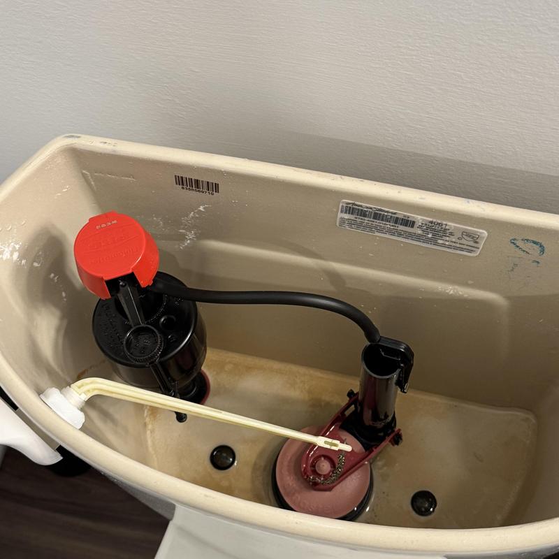 American Standard toilet fill valve and shut off valve inside tank American Standard toilet fill valve and shut off valve inside tank