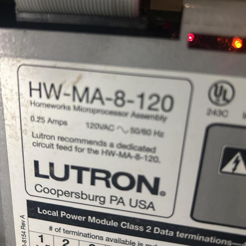 Low-voltage switching module HW-MA-8-120 label Low-voltage switching module HW-MA-8-120 label