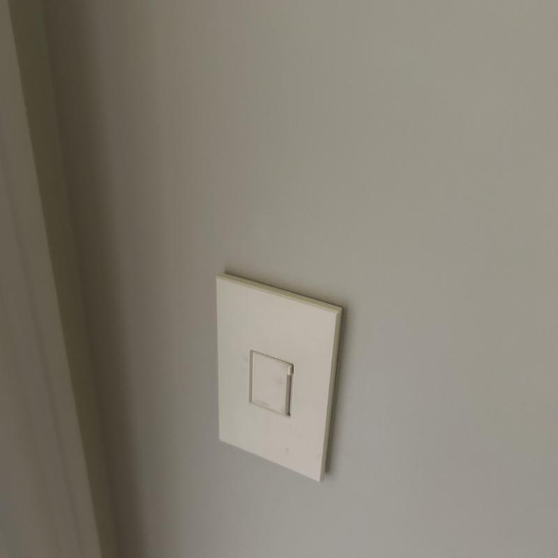 Low-voltage switch plate on residential wall in Boise Low-voltage switch plate on residential wall in Boise