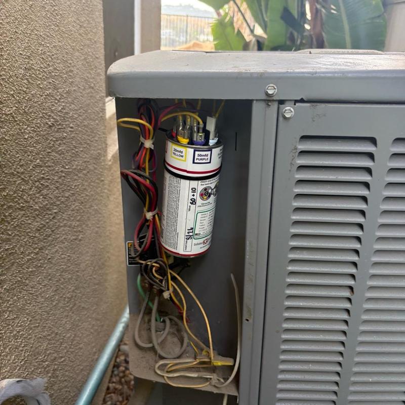 Air conditioner turbo 200x capacitor replacement inside unit