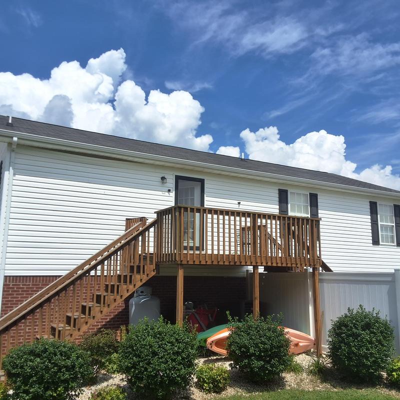 Asphalt shingle roof inspection on residential home