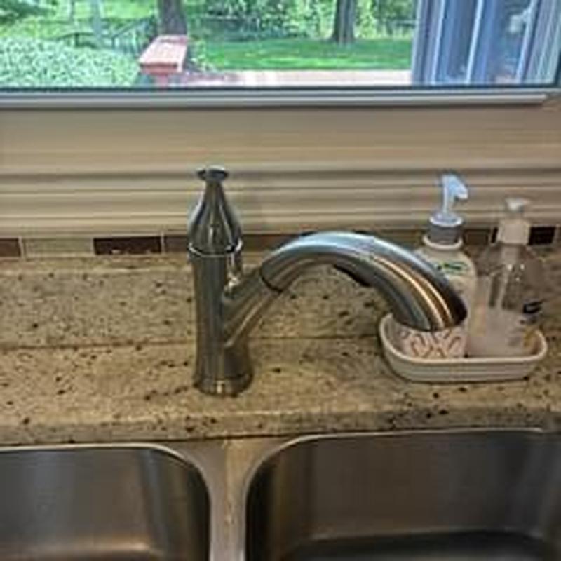 Kitchen faucet installation on granite countertop Kitchen faucet installation on granite countertop