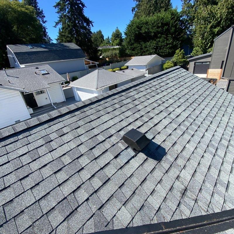 Flapper vent and asphalt shingle roof in Seattle Flapper vent and asphalt shingle roof in Seattle