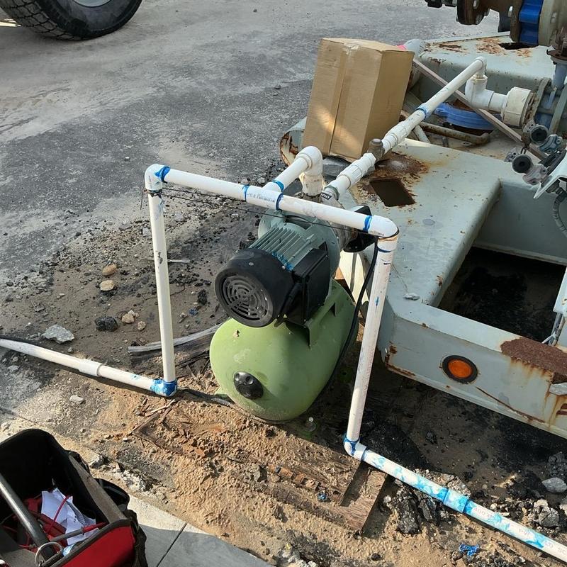 Expansion tank installation on well pump system Expansion tank installation on well pump system