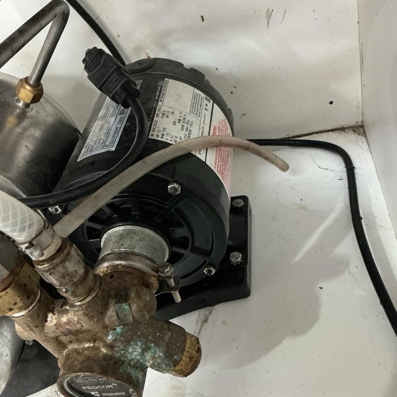 Pump hose replacement and drain water test under sink Pump hose replacement and drain water test under sink