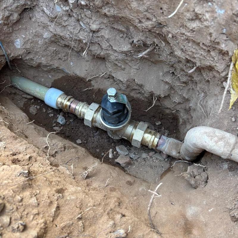 Pressure relief valve installation in ground access box
