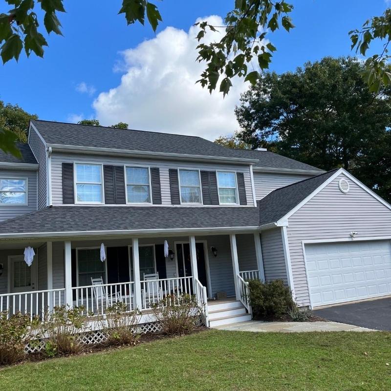 CertainTeed Landmark Pro shingles on residential roof CertainTeed Landmark Pro shingles on residential roof