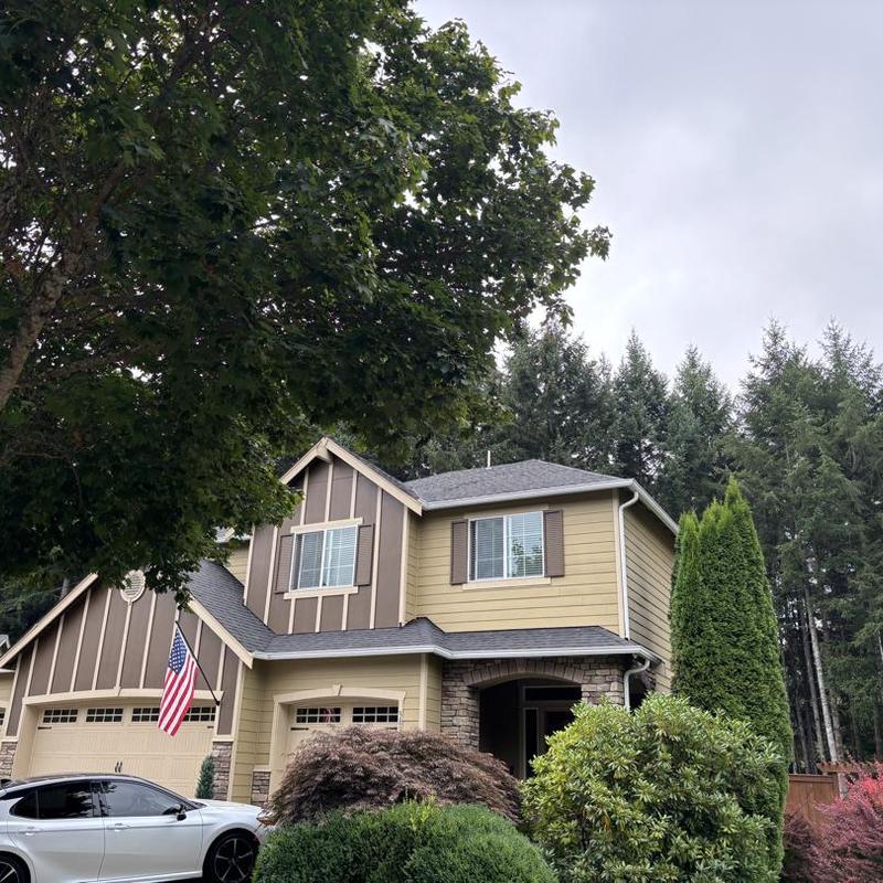 Roof flashing on residential house in Hayden, ID