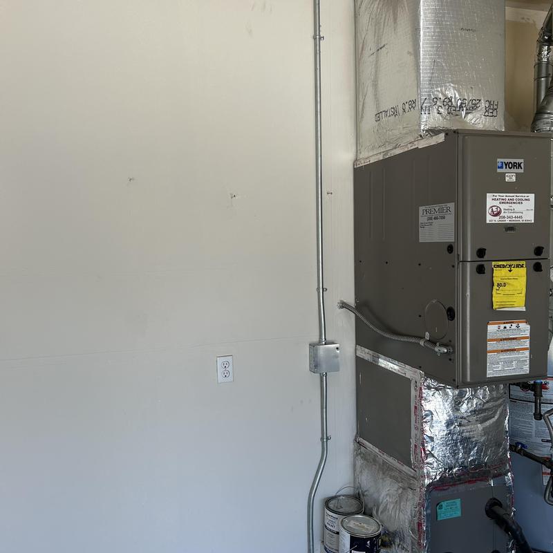 Dedicated 120V 20A bedroom receptacles installed near HVAC unit Dedicated 120V 20A bedroom receptacles installed near HVAC unit