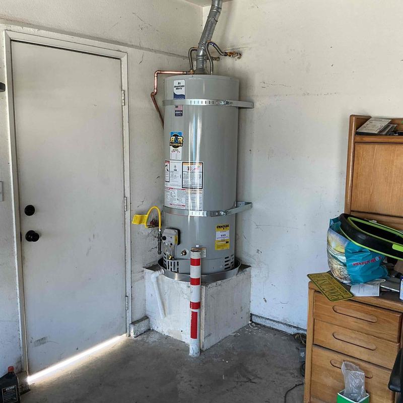 Bradford White 50-gallon water heater installation