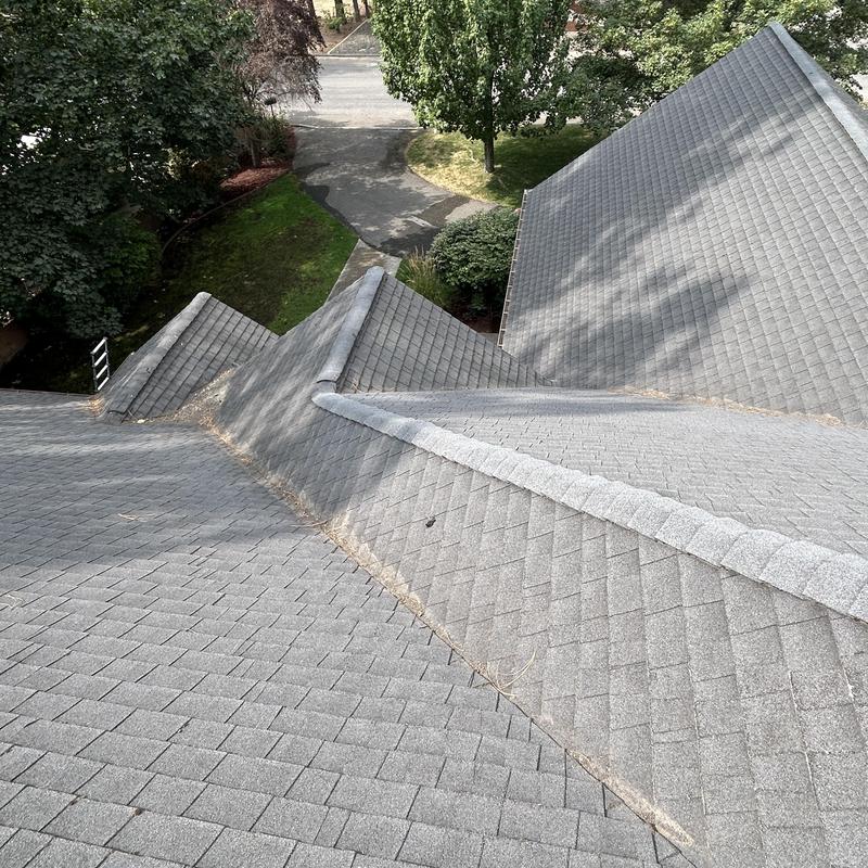 Asphalt shingle roof with ridges and valleys, Hayden ID Asphalt shingle roof with ridges and valleys, Hayden ID